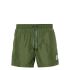 Green logo-embroidered swim shorts