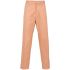 Pressed-crease cotton trousers