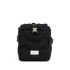Black backpack with application