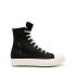 Pentagram-embroidered high-top sneakers