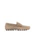Beige Suede Gommino Loafers