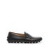 Penny-slot leather loafers