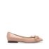 Ballet flats with logo plaque