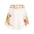 Alight floral-print linen shorts