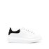 White oversized chunky sneakers with black detailing
