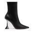 Giorgia glass bootie black nappa and black ombre heel