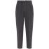 Grey straight trousers with pleats