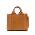 Small Woody leather tote bag
