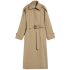 Cotton and wool drip-proof over trench coat