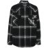 Checked cotton-flannel shirt jacket