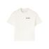 White logo-embroidered cotton T-shirt