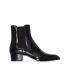 Black leather wyatt 40 chelsea boots