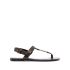 Cassandre sandals in brown leather
