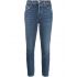 Blue cropped skinny Jeans
