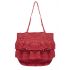 Red raffia Blow shoulder Bag