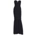 Black tulle long dress