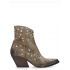 Beige ankle Boots with studs