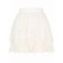 White lace high waisted Skirt