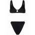 Black Lumière Ring Sporty 90's Bottom Set Bikini