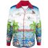 Multicolored Table Tennis Club Sunrise quilted Jacket
