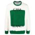 Logo embroidery green Jumper