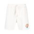 Shell embroidery white track Shorts