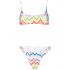 Multicolored thin straps Bikini Set
