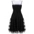 Black ruched mini Dress