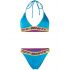 Logo band blue triangle Bikini Set