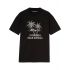Logo print black Sunset Palms T-shirt