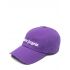Embroidered logo purple baseball Cap