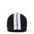 Striped black baseball Cap