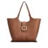 Viv' Choc Medium Brown Shopping Bag