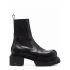 Black beatle Bogun chunky-sole boots