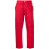 Logo patch red straight leg Jeans