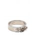 Silver 11 number band Ring