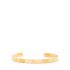 Numbers engraved gold cuff Bracelet