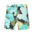 Green floral print Swimshorts