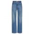 Valentino Washed blue denim Jeans with Valentino Archive 1985 print