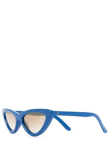 Blue cat-eye gradient Sunglasses