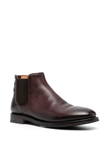 Ankle-length leather Chelsea boots