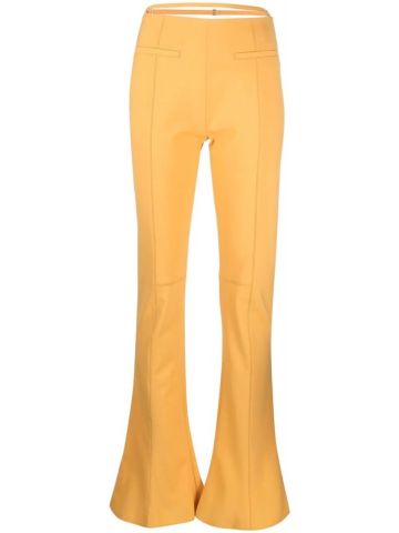 Pantaloni Tangelo arancio con cinturino