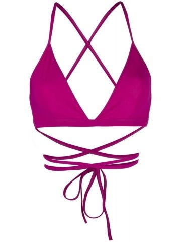 Purple Solange Bikini Top