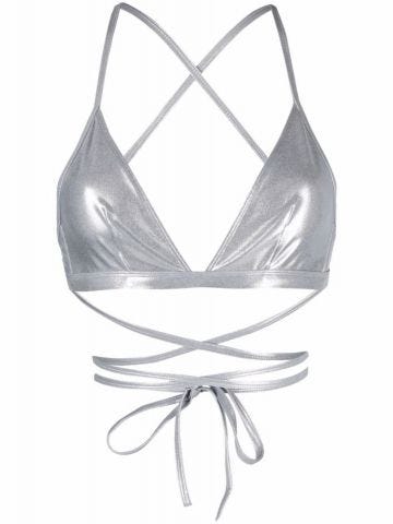 Silver Solange Bikini Top