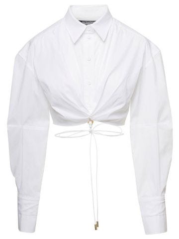 White ruffled chemise Plidao