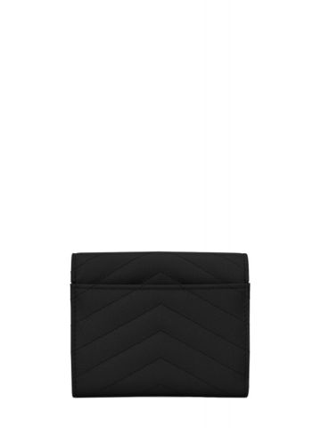 Black Cassandre tri-fold Wallet