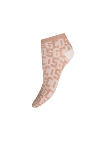 Monogram print pink Socks