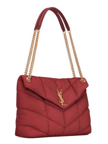 Red Puffer Medium shoulder Bag