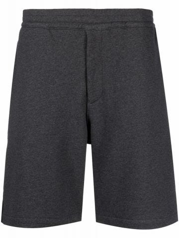 Stripe detail grey Bermuda Shorts