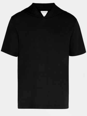 Black jersey T-shirt